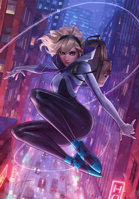 Spider gwen art hot